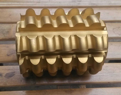 De stevige van de Haardplaatsnijders van het Carbidetoestel deklaag van de het Hulpmiddel Gouden Kleur Ti-Al-XN