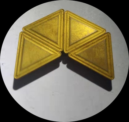 Klem op de Gecementeerde Gouden Kleur van Carbide Scherpe Hulpmiddelen YBM251