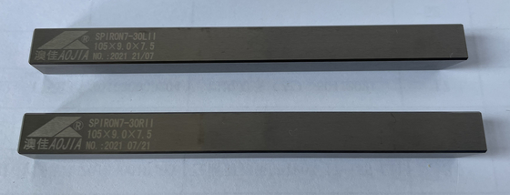 Zilveren Carbide Scherpe Hulpmiddelen die niet beklede Hoge Precisie 105×9.0×7.5 malen