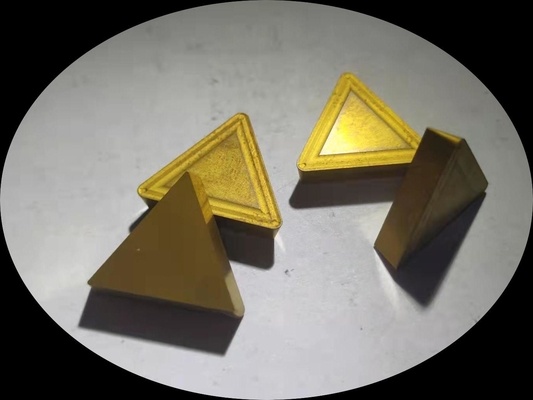 Klem op de Gecementeerde Gouden Kleur van Carbide Scherpe Hulpmiddelen YBM251
