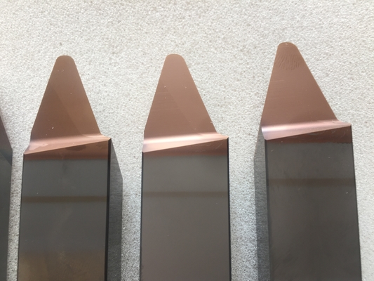 De Snijdersblad van het drie gezichtencarbide voor konisch tandwielknipsel van de fabriek van China